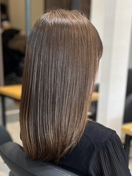 アトリエコア(Atelier Coa) 髪質改善トリートメントミルクティーベージュカラーくびれヘア