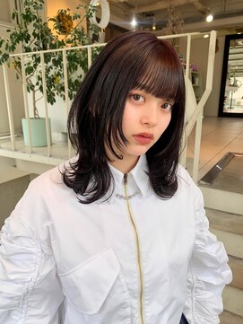 アクアオモテサンドウ(ACQUA omotesando) ◇小顔になれるミディアムウルフ/レイヤーカット/髪質改善