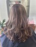 【ハイライト】カット＋ハイライト＋オンカラー＋トリートメント　￥16500