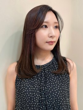 ザビー(THE B) 本八幡×セミロング×髪質改善トリートメント×サラツヤ