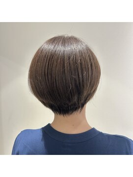 リュネッツ あざみ野店(lunettes) 【白髪ぼかし】ハイライトベージュ×丸みショート