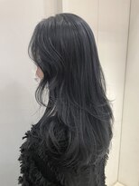 グランツ ノイ(GLANZ Noi) オリーブベージュハイライトレイヤーカットカーキグレージュ
