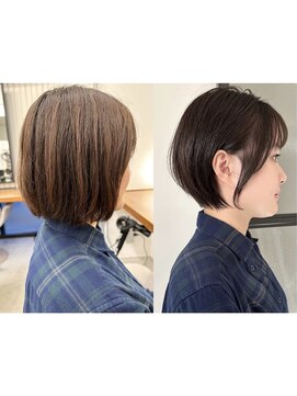 コットン(cotton) 耳掛けしても可愛い大人ショート【川野指名限定スタイル】