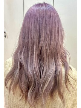 スタイル 横浜(STYLE) ハイトーン/ブリーチ/ケアブリーチ/ブロンド/ピンクパープルグラ