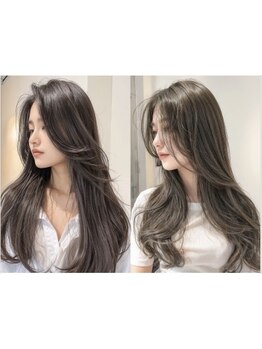 韓国風くびれヘアで女性らしい柔らかさも小顔見せも全て叶える！魅力を最大限に引き出す繊細なカット技術♪