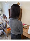 ぱつっとボブ