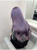 13349艶髪ラベンダーパープル韓国風巻きラベンダーミルクティー