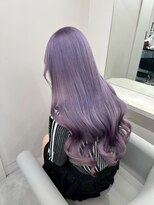 ベレーザ 渋谷(BELEZA)&nbsp;13349艶髪ラベンダーパープル韓国風巻きラベンダーミルクティー