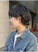 ショートカールウルフ