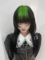 スリー(three)&nbsp;LIGHT GREEN × BLACK【ルーツカラー】