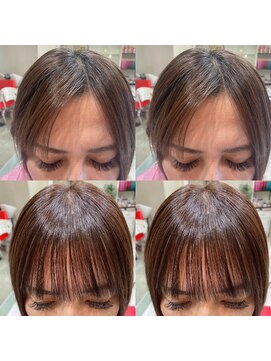 エフエフヘアー(ff hair) 【前髪割れ改善】韓国☆クロスパーマ（前髪縮毛矯正付き）