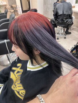 アルメリア 池袋(Arumeria) デザインカラーケアブリーチレイヤーカット