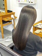 メゾンリビング 庚午(Maison Living)&nbsp;美髪カラー×ロング×アッシュグレー×髪質改善カラー【庚午】