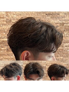 アールドボーテ 理容室(R de Beaute) 銀座 毛流れバックパーマ