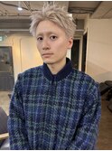 スパイキーショート/ホワイトベージュ/ケアブリーチ【下北沢】