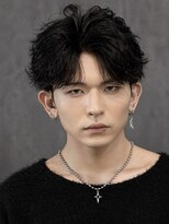 アウル 心斎橋(owl)&nbsp;韓国風×センターパート×フェザーパーマ×men's