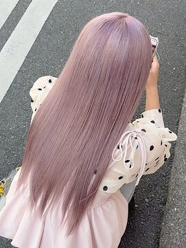 ヘアプレイスソル (HAIR PLACE SoL) 透明感ピンクベージュ/艶髪/髪質改善/ストレート