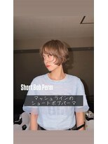 スウィープ 札幌大通(sweep)&nbsp;レイヤーボブパーマ/ビクシーパーマ/ショートボブミックスパーマ