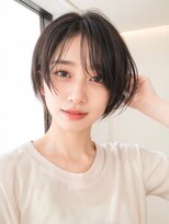 アトレ 福岡大名店(attrait)&nbsp;透明感のあるブラウンショート×丁寧なケアで叶う柔らか質感