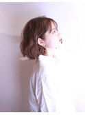 ゆるふあウェーブのナチュラルボブ