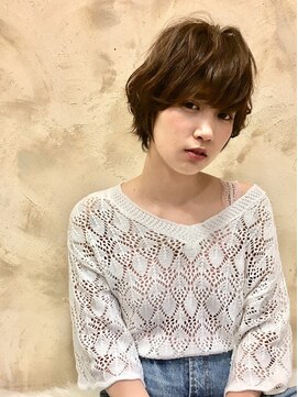 グラニュー(granew) 似合わせカット×くせ毛風パーマ×ショートスタイル