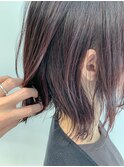 bob (ラベンダーアッシュ 、ハイライト、ボブウルフ)