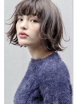 ネイヴィル(navile)&nbsp;小顔カラー×切りっぱなしボブディ