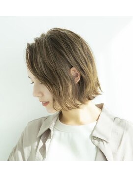 ロンドプロフィール 浦和(Lond profil) Lond 海気　簡単アレンジ大人かわいいボブ