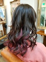 バトヘアー 渋谷本店(bat hair) インナーチェリーレッド