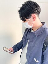 キャンバス バイ ネオリーブ 横浜西口(Canvas by neo.)&nbsp;耳上刈り上げセンターパート×黒髪【横浜】