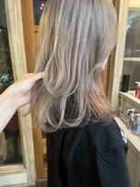 ボアップ 京橋店(boappu)&nbsp;#ハイトーンカラー　#ホワイトベージュ　#ブリーチカラー