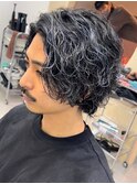 メンズマッシュメンズヘア波巻きスパイラルパーマ波巻きパーマ