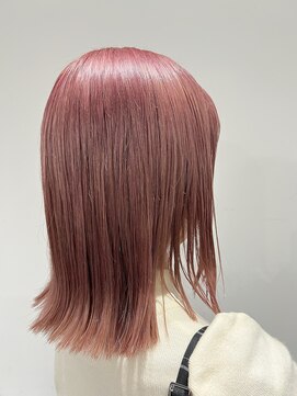 ピチカート パクト(pizzicato pacto) ミディアムボブ　ピンクベージュ