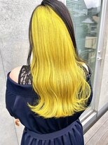 オタクヘア 渋谷(OTAKU HAIR) 黄色インナー[前髪 マチルダボブ インナーグレージュ] 渋谷駅