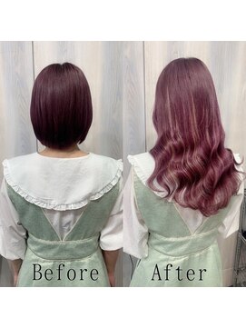 あるじゃんすー 名古屋店 ワインカラー#シールエクステ#艶ボルドー#レディレッド#名古屋