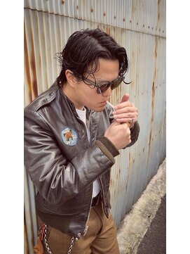 アオ(Ao) 雰囲気のある色気パーマ