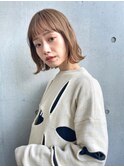 【MILK/MURIEL Misa】透明感カラー 外ハネボブ