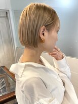 トリコ 柏(tricot)&nbsp;大人可愛い/ハイトーンボブ/ハイトーンショート/切りっぱなし