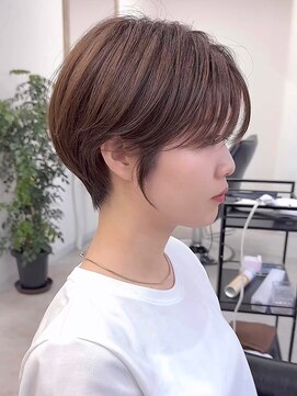 クレム 博多駅店(ChLem) 丸みハンサムショート 耳かけショート 博多ショート 福岡美容室