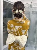 浴衣ヘアセットヘアアレンジ着付け前撮り七五三成人式ヘアメイク