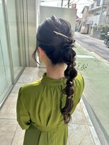 ヴィサージュプラス(VISAGE plus)&nbsp;高め編み下ろしスタイル×金箔