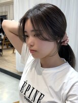 ビューブルー 亀戸錦糸町(VIEW BLUE)&nbsp;◎ 美髪カールグレージュエアリーロングセミディ似合わせ前髪