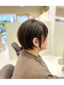 シュク 高円寺(SYUK) アッシュベージュ/丸みショート/顔周りカット【SYUK 高円寺】