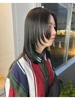 カフ(CAF)&nbsp;CAF松本/インナーカラーウルフレイヤー/大阪