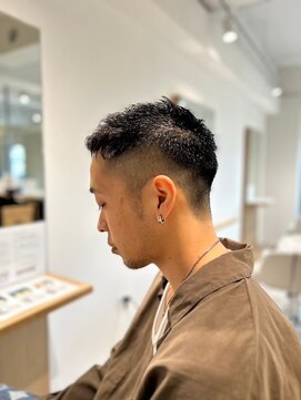 ソイクフ(SOY KUFU) MEN'SHAIRアッシュブラックベリーショート