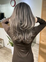 アップ(A+hair) ハイライトカラーレイヤーカットケアブリーチ白髪ぼかし髪質改善
