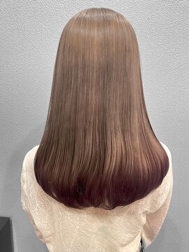 ミル(1001 mille) イルミナカラー/ミルクティーベージュ/裾カラー