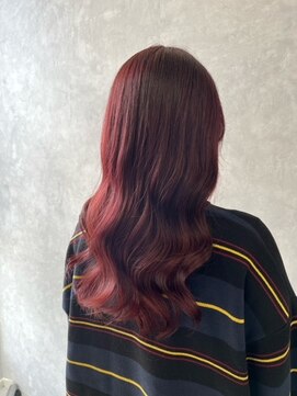 ナンバー 天王寺(NUMBER) 透ける赤味系カラー