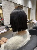 切りっぱなしボブ
