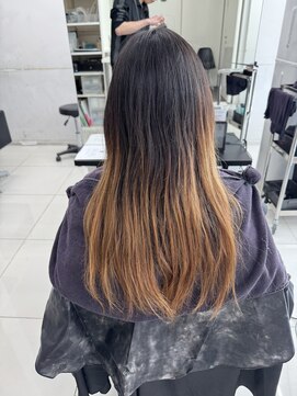 アライブ ハラジュク(ALIVE harajuku) 【透明感×個性】極上バレイヤージュ